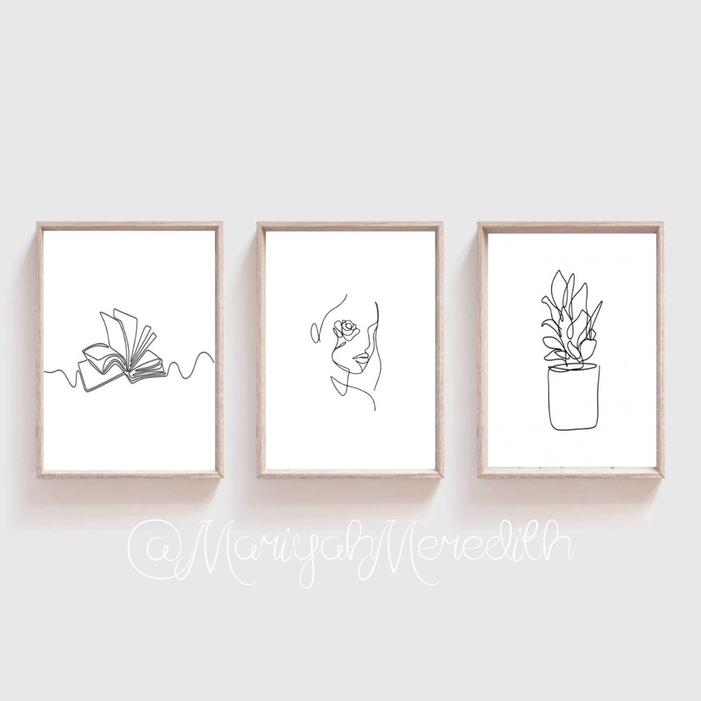 •Minimalist wall art•